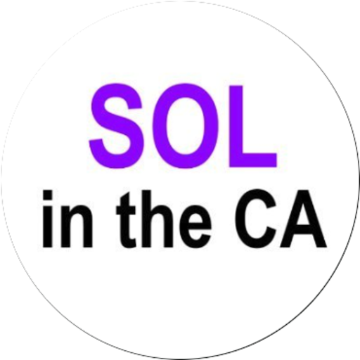 $SOL in the CA logo